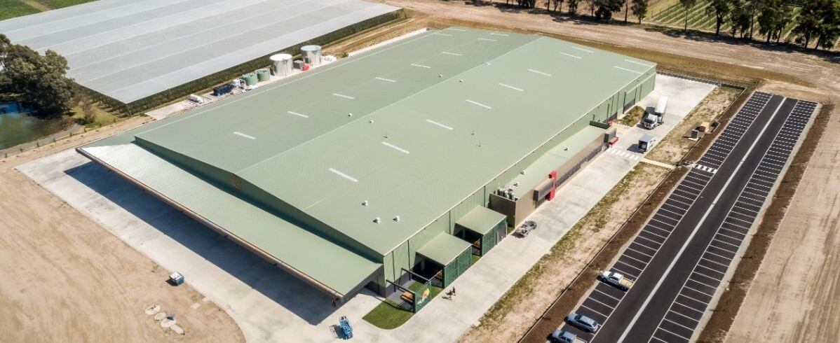 Red Rich Fruits Clearspan Packhouse by Entegra